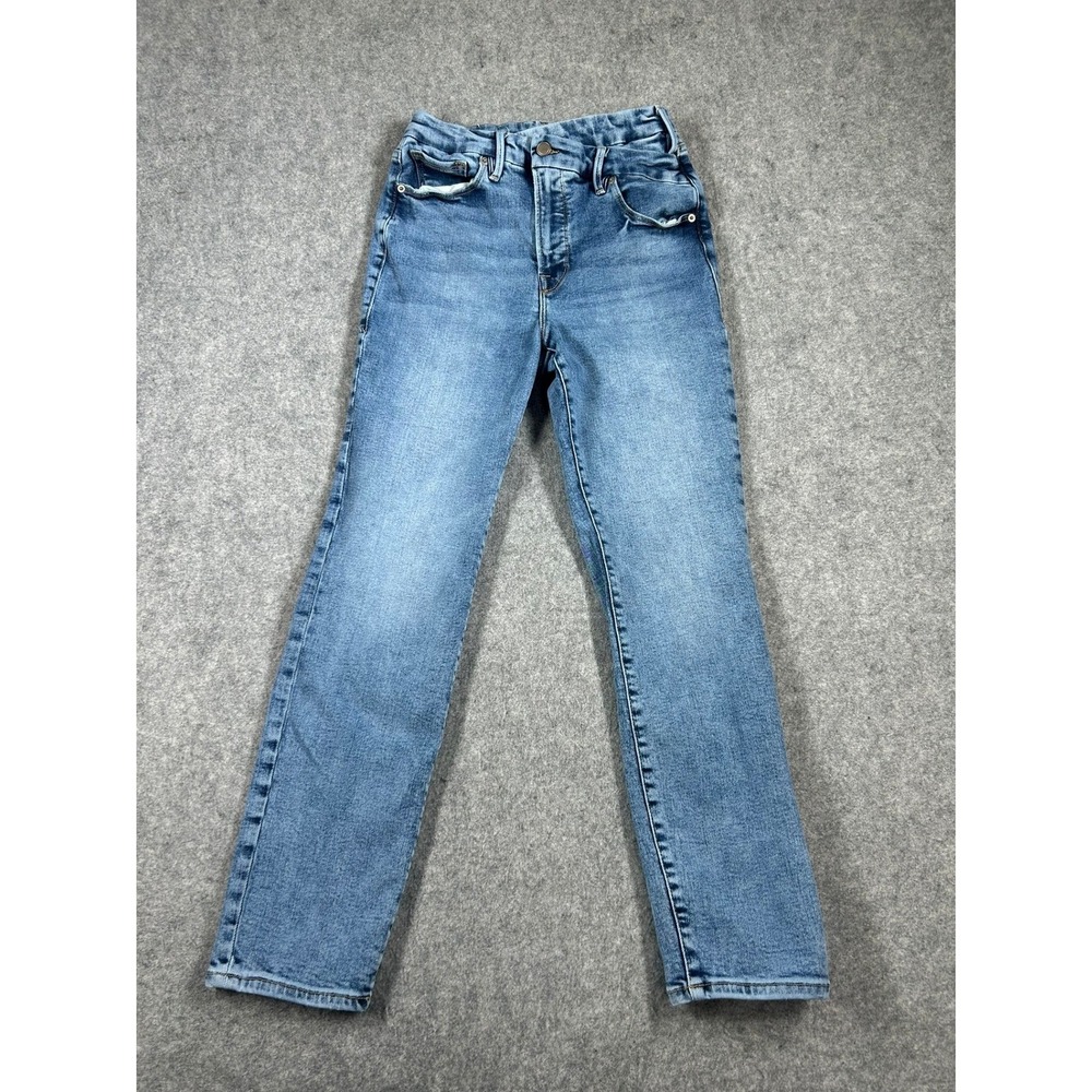 Good American Women Jeans in Light Blue Denim